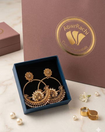 Pair of Elegant Dangle Earrings